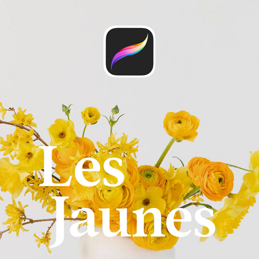 Floral Pack Procreate – Les Jaunes