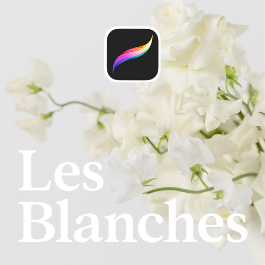 Floral Pack Procreate - Les Blanches